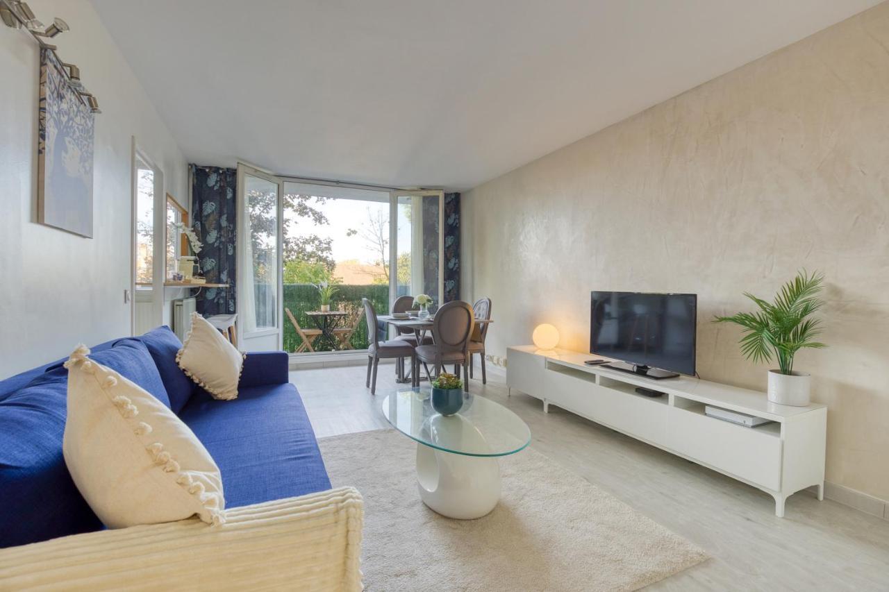 Escale De L'Yvette - 50M2 Cosy, Balcony & Parking Apartment Longjumeau Ngoại thất bức ảnh
